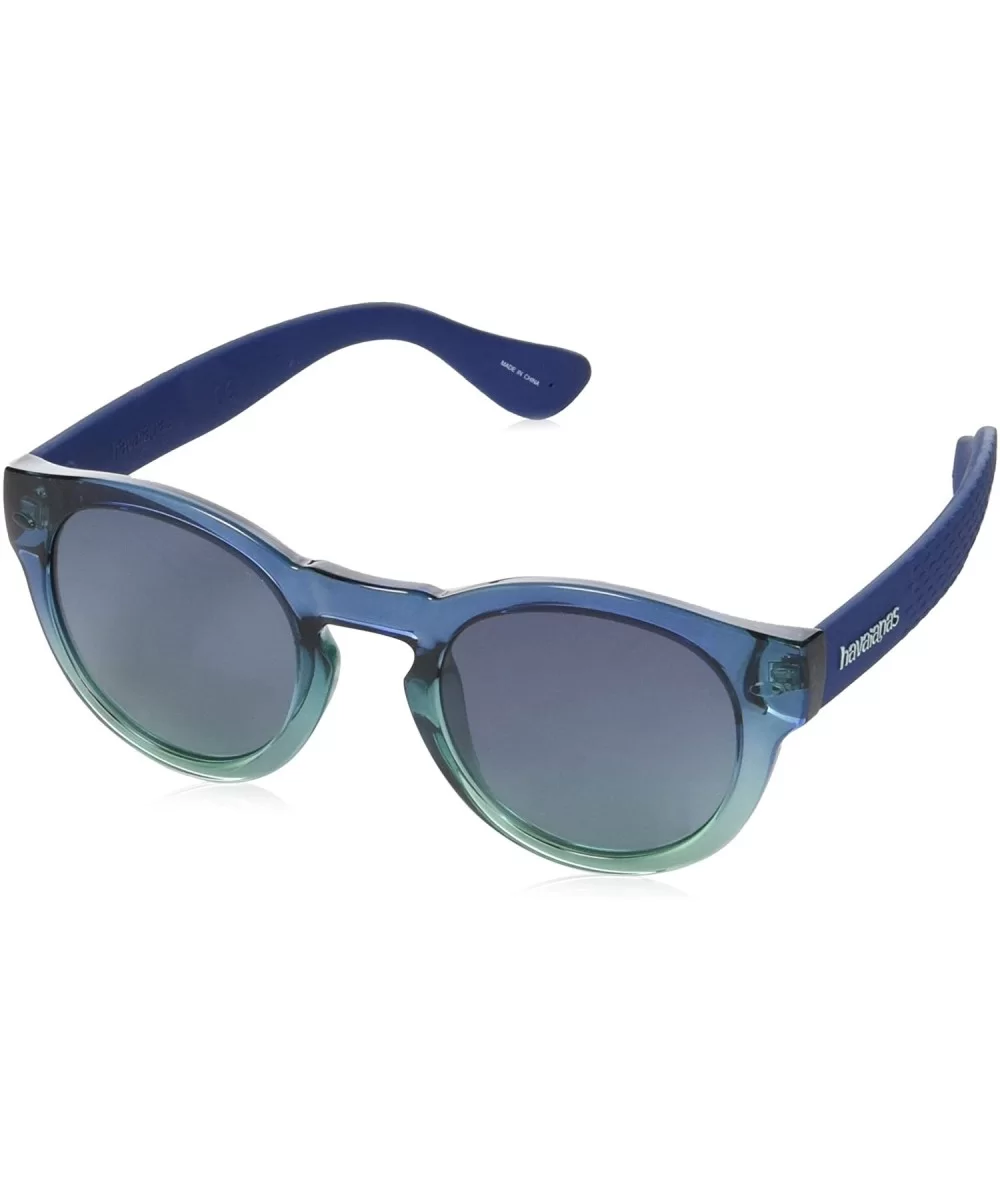 Trancoso Round Sunglasses - Dark Grnblue - CB180OGYAHW $25.93 Round