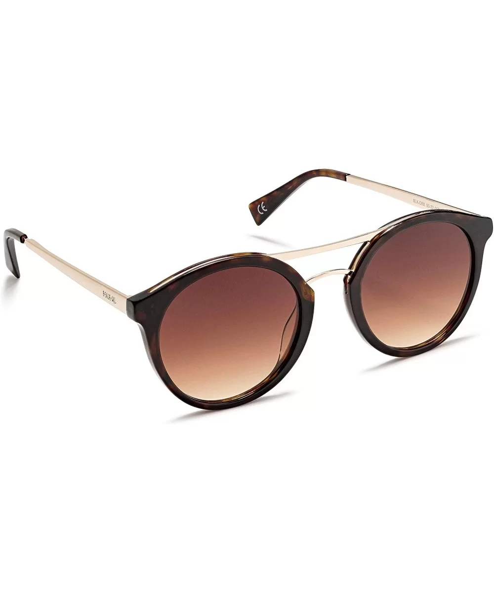 Women's Sunglasses - Designer Cateye Frames - Fashion - Sports - Style - Dark Leapoard - CQ12O8X4VBK $27.08 Shield