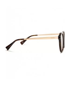 Women's Sunglasses - Designer Cateye Frames - Fashion - Sports - Style - Dark Leapoard - CQ12O8X4VBK $27.08 Shield