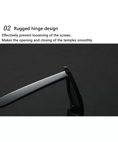 Personality Style Irregular Shape Retro Sunglasses Men Women UV Protection - White - CG18G7XH3EN $7.27 Wayfarer