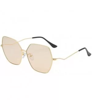 Rimless Multilateral Sunglasses Lightweight Composite-UV400 Lens Glasses - A - CE1903XTM77 $11.18 Rimless