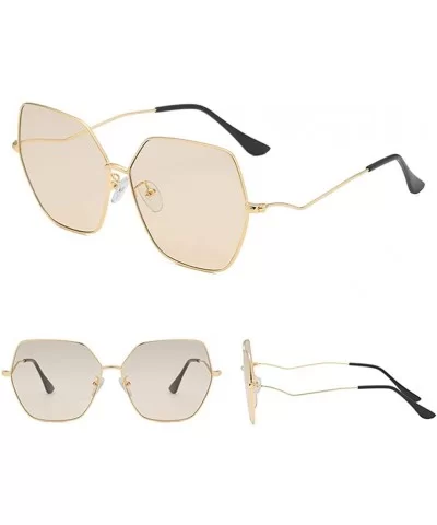 Rimless Multilateral Sunglasses Lightweight Composite-UV400 Lens Glasses - A - CE1903XTM77 $11.18 Rimless