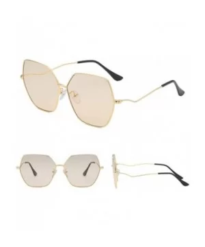 Rimless Multilateral Sunglasses Lightweight Composite-UV400 Lens Glasses - A - CE1903XTM77 $11.18 Rimless