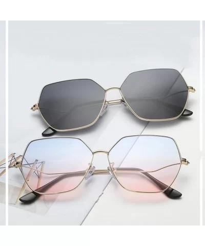 Rimless Multilateral Sunglasses Lightweight Composite-UV400 Lens Glasses - A - CE1903XTM77 $11.18 Rimless