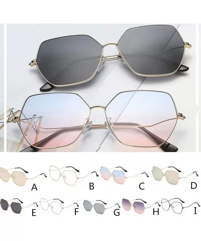 Rimless Multilateral Sunglasses Lightweight Composite-UV400 Lens Glasses - A - CE1903XTM77 $11.18 Rimless