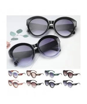 Vintage Sunglasses Women Fashion Sunglasses Classic Round Retro Plastic Frame Vintage Inspired Sunglasses - H - CO19074L7RH $...