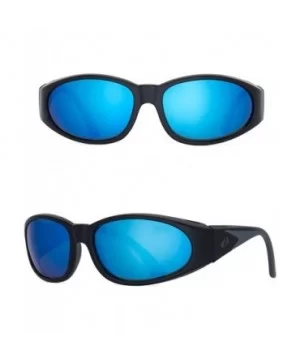 Sunglasses for Men & Women- Polarized glass lens- Color Mirrored Scratch Proof - Black/Blue Mirrored - CJ1967UWYGW $22.86 Ove...