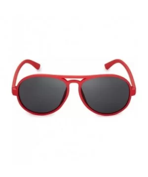 Cool Kids Aviator UV400 Sunglasses for Babies and Toddlers age 0 to 4 - Scarlet Red - Smoke - C3199CWZDMM $9.69 Goggle