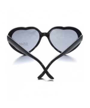 12 Pack Black Heart Sunglasses for Women Wholesale Unisex 80's Party Favors Eyewear Multiple Choice(Black Heart) - CW18RXHK99...