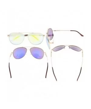 Large Bifocal Sunglasses Polit Style Sunshine Readers with Bendable Memory Bridge and Arm - CK18036GGHC $16.67 Rectangular