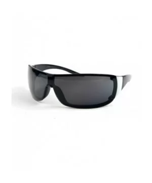 Unisex Fashion Sporty Wraparound Sunglasses P850 - Black-gradient Smoke Lens - CI11CNDUPDV $7.23 Wrap