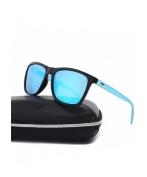 Unisex Square Sunglasses Men Polarized Women Brand Designer Retro Y55086 C1 BOX - Y55086 C6 Box - CK18XGE6X94 $10.99 Aviator