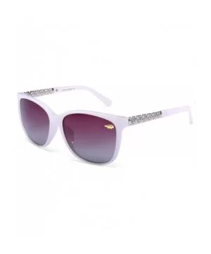 New Cat Eye polaroid Sunglasses Women White Frame Gradient Sun Glasses - Red - CK18W8WUL44 $17.16 Oversized