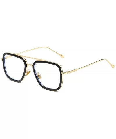 Retro Aviator Square Blue Light Blocking Computer Glasses/Sunglasses Goggle - Style 04 - CQ18ARI76QI $49.20 Aviator