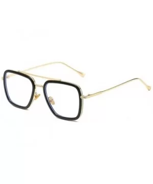 Retro Aviator Square Blue Light Blocking Computer Glasses/Sunglasses Goggle - Style 04 - CQ18ARI76QI $49.20 Aviator