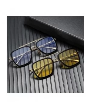 Retro Aviator Square Blue Light Blocking Computer Glasses/Sunglasses Goggle - Style 04 - CQ18ARI76QI $49.20 Aviator