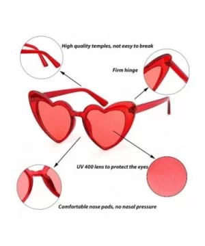 Heart Sunglasses Clout Goggles Vintage Women Cat Eye Retro Mod Style Oversized Sun Glasses - Clear /Pink - CL18R39YO4R $5.63 ...