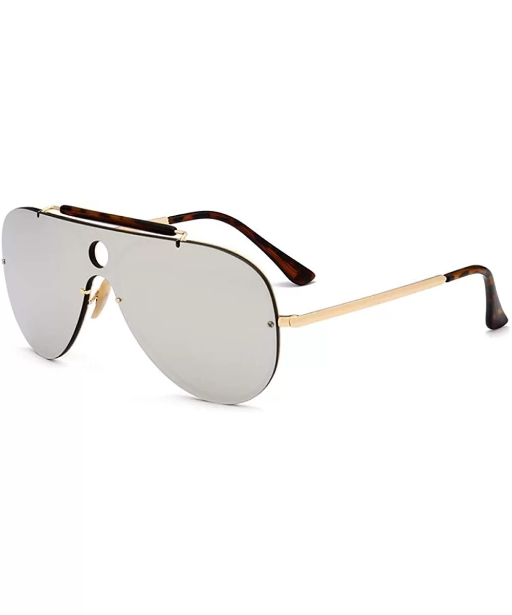 One-in-one beam Sunglasses - C3 White Mercury - CL18W55GMNO $18.40 Rectangular