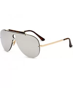 One-in-one beam Sunglasses - C3 White Mercury - CL18W55GMNO $18.40 Rectangular