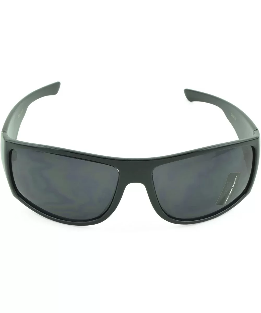 Gangster Sunglass Hardcore Dark Lens Sunglasses Men Women - Black-ii - C012D1PGG7N $5.49 Oversized