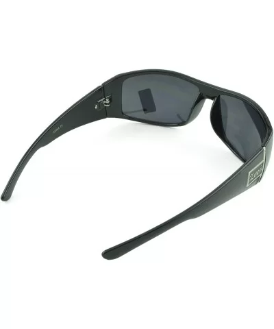 Gangster Sunglass Hardcore Dark Lens Sunglasses Men Women - Black-ii - C012D1PGG7N $5.49 Oversized