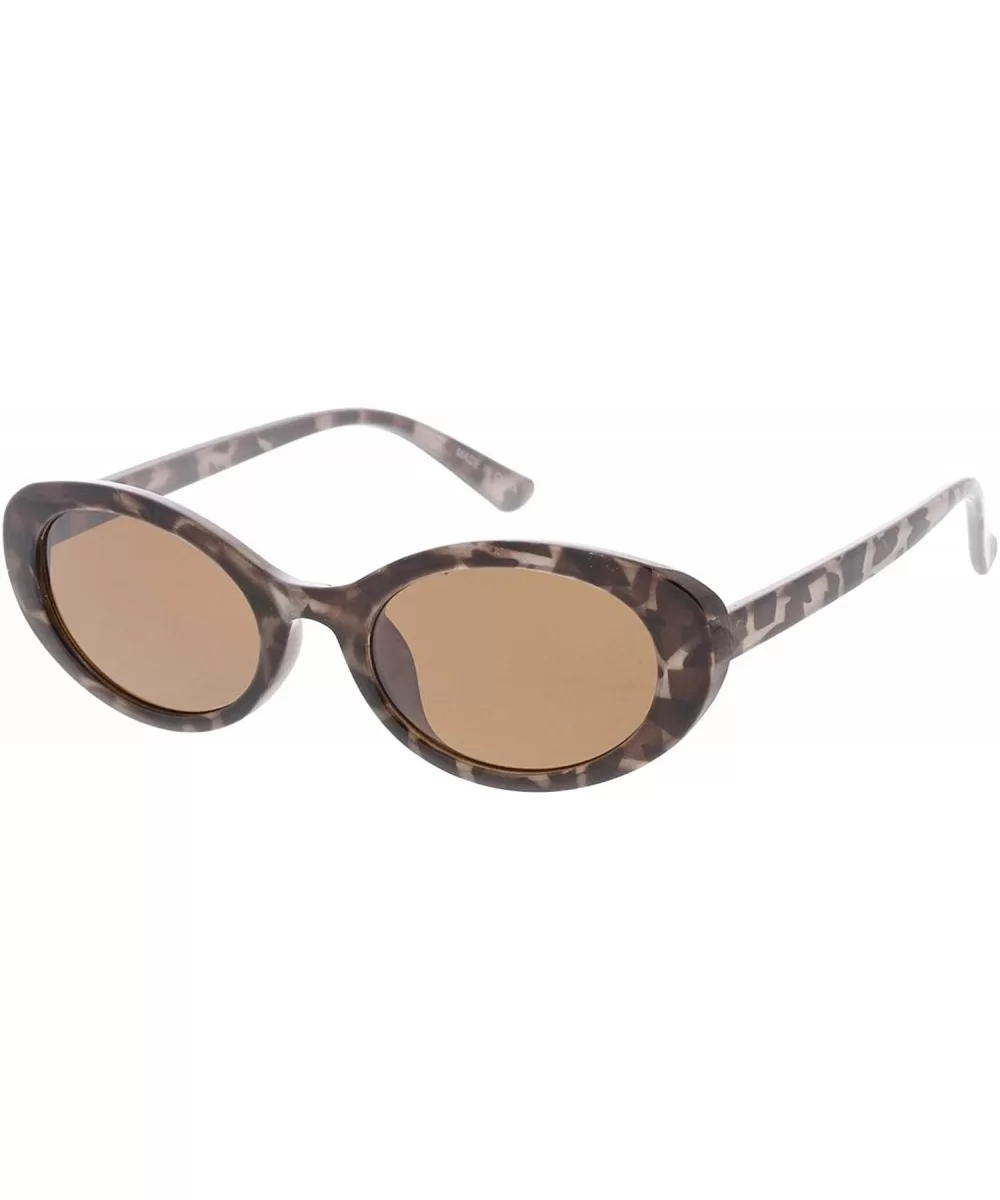 Small Oval Sleek Fashion Sunglasses Ver 2.0 - Multi - CC18UCO9XDG $8.17 Oval