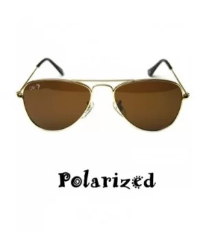 Top Flyer - Kid's First Sunglasses for Ages 4-7 Years - Gold - CY18HE7L87G $6.41 Aviator