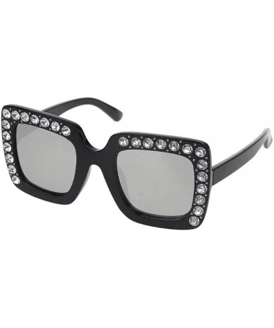 Luxury Rhinestone Kids Sunglasses Square Sun Glasses Children Baby Boys Girls Oculos De Sol Feminino - 3 - C4197Y6R9HN $12.98...