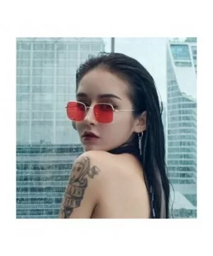 Sunglasses for Women Rectangular Wire Glasses Retro Sunglasses Eyewear Metal Sunglasses Party Favors - C - CG18QY0GCOG $6.56 ...