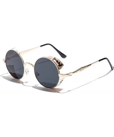 Ricky Sunglasses - Gold Black - CL196YMD3EK $26.42 Goggle