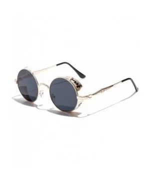 Ricky Sunglasses - Gold Black - CL196YMD3EK $26.42 Goggle