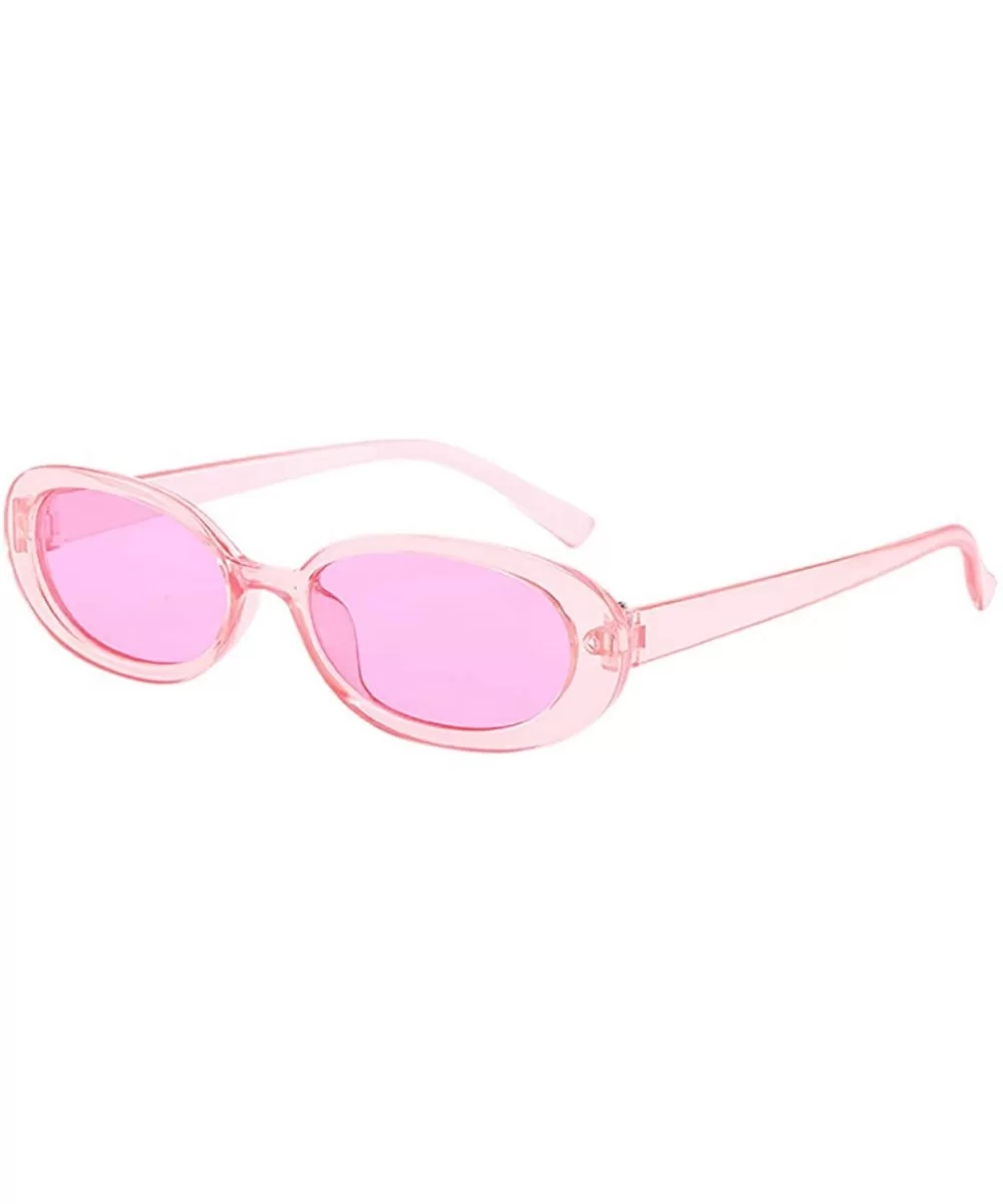 Sunglasses Irregular Lightweight Oversized sunglasses - D - CG18R9L65GH $4.96 Aviator