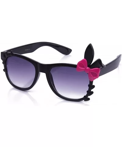 Women's High Fashion Bunny Ears Hearts Bow Sunglasses 20% OFF 4 Pairs or More - Black - C211DCOD8EN $8.08 Square