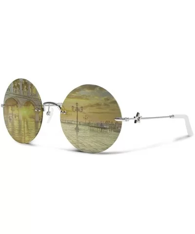 Solo Sliver White Jewelry Sunglasses - CP18KY0E0RE $21.29 Oversized