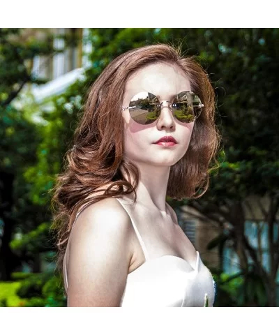 Solo Sliver White Jewelry Sunglasses - CP18KY0E0RE $21.29 Oversized