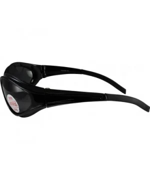 Windmaster Foam Padded Motorcycle Sunglasses FREE Rubber EAR LOCKS and Microfiber Pouch - MATTE Black Frame - CU1163WJPI9 $10...