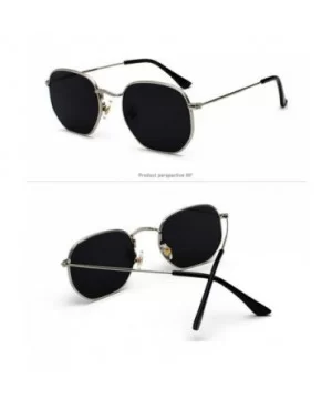 Men Square Sunglases N Sun Glasses 2019 Women Metal Frame Fishing Gold Gray Eyewear Lentes De Sol Hombre - CX1984ADR68 $11.81...