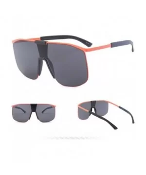 Unisex Square Oversized Sunglasses for Women Men UV Protection Fashion Large Frame Metal Frame - C6 - CA198W2K4RZ $6.26 Overs...