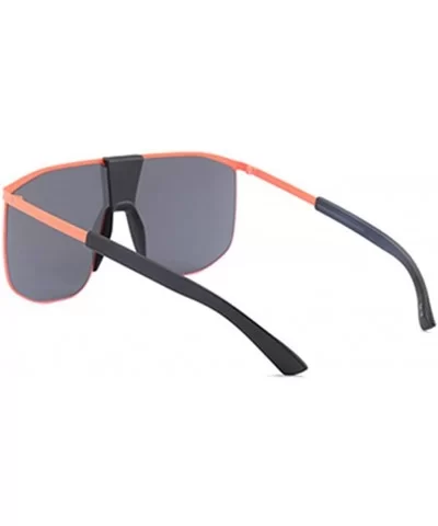 Unisex Square Oversized Sunglasses for Women Men UV Protection Fashion Large Frame Metal Frame - C6 - CA198W2K4RZ $6.26 Overs...