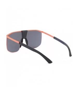 Unisex Square Oversized Sunglasses for Women Men UV Protection Fashion Large Frame Metal Frame - C6 - CA198W2K4RZ $6.26 Overs...