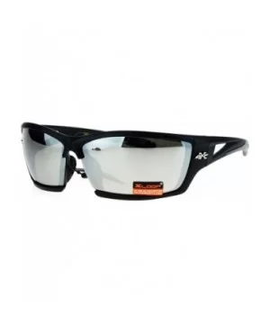 Xloop Mens Sports Sunglasses Wrap Around Rectangular Frame UV 400 - Black Gray - CH1855ZNLE5 $7.68 Sport