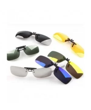 Unisex Polarized Clip Sunglasses Driving Night Vision Lens Anti-UVA Anti-UVB Cycling Riding Pesca Zonnebril - C8197Y6A09D $15...