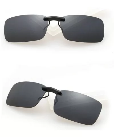 Unisex Polarized Clip Sunglasses Driving Night Vision Lens Anti-UVA Anti-UVB Cycling Riding Pesca Zonnebril - C8197Y6A09D $15...