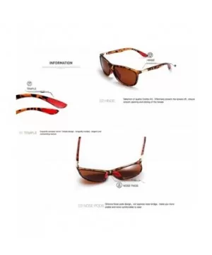 Sport Polarized Sunglasses Rectangular Frame Spectacles For Hunting Fishing Driving K0611 - Brown - CJ18K6W5MKK $9.53 Sport