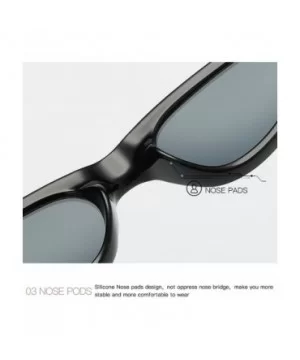 Sunglasses For Women Metal Hinges Small Cat Eye Frame Sun Glasses K0578 - White&black - CY18CEEL6SW $5.97 Cat Eye