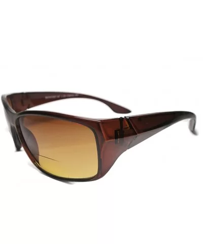 European Design Sun Readers Bi Focal Reading Sunglasses - Brown - C4183R0KES3 $6.16 Rectangular