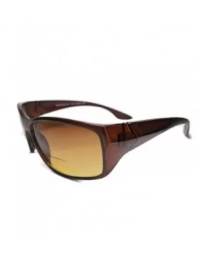 European Design Sun Readers Bi Focal Reading Sunglasses - Brown - C4183R0KES3 $6.16 Rectangular