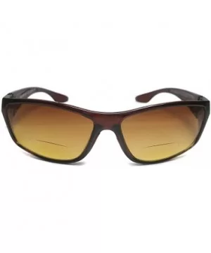 European Design Sun Readers Bi Focal Reading Sunglasses - Brown - C4183R0KES3 $6.16 Rectangular