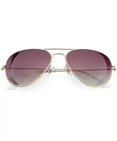 Driving Polarized Sunglasses Metal Frame UV400 Mirrored Coating Lens - Brown Gradient - C0183N7NK7W $11.61 Sport