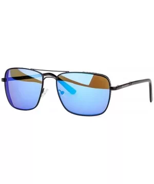 Retro Sunglasses Men Sun Glasses For Fishing Square Glasses Fashion Blue - Green - C918YNDDGH3 $13.57 Aviator